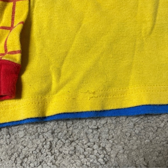 Disney Pixar Toy Story Buzz Lightyear Woody Pajama Tops Kids size 5T - Picture 10 of 13